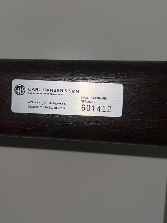 Complete set of 6 CH26 Wegner Chairs – Hans Wegner, Dining chairs, Wood (photo 8 of 13)