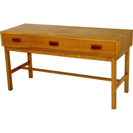 Consola vintage de teca, Suecia, 1960