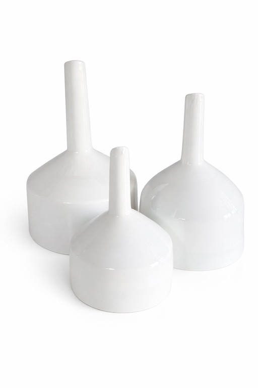 Vintage ceramic design lab funnels 60s/70s