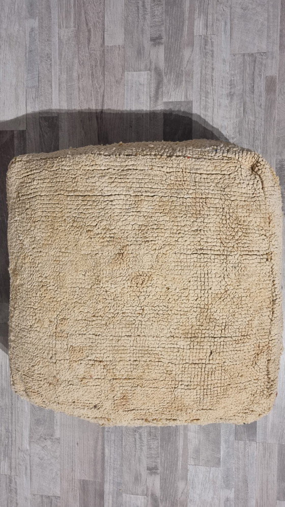 Image 1 of Vintage Berber pouf