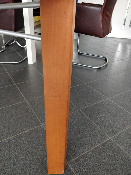 Image 1 of Table de salle à manger extensible en verre Ligne Roset