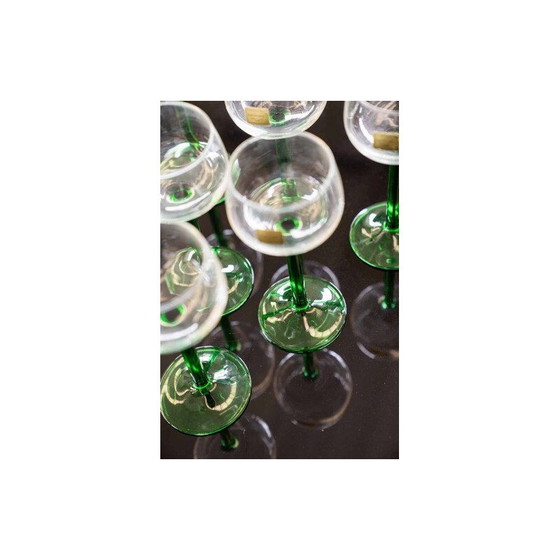 Image 1 of Set of 6 vintage liqueur and wine glasses by Luminarc, France 1970