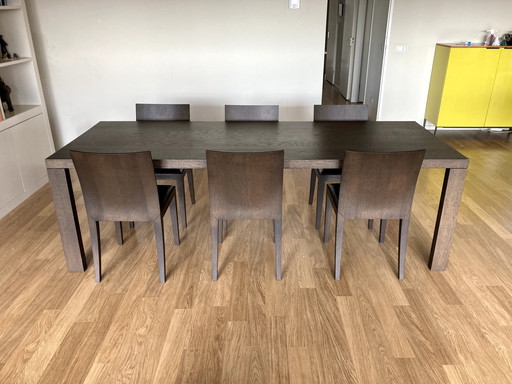 Arco Essenza Table Chêne Fumé 240x90cm