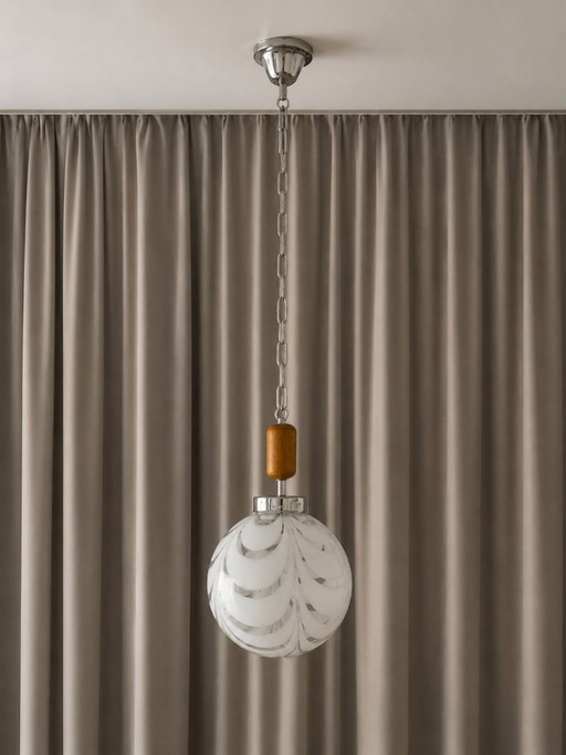 Vintage Murano Glass Pendant Lamp – 1970s – hanglampen