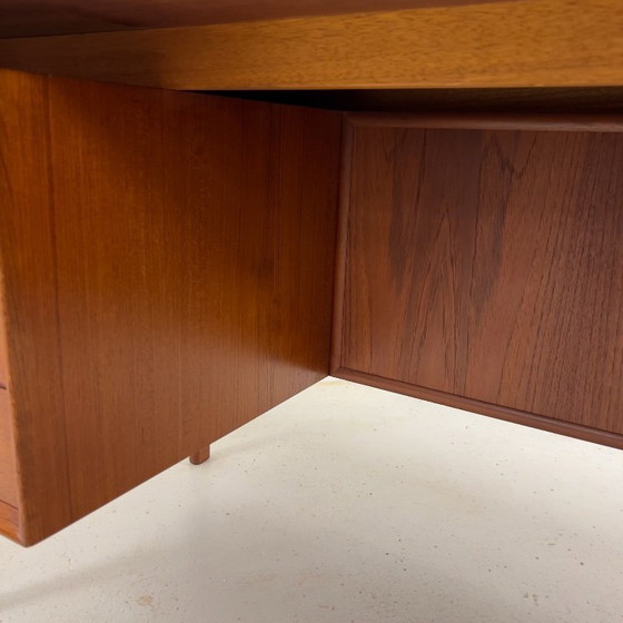 Image 1 of Teak Executive Desk By Arne Vodder For Brouer, 1960s