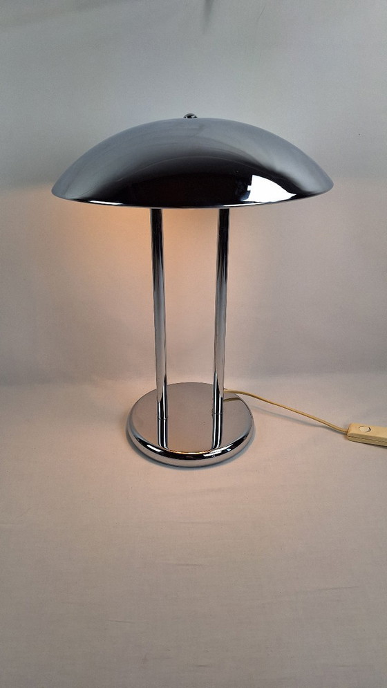 Image 1 of Robert Sonneman vintage chrome lamp