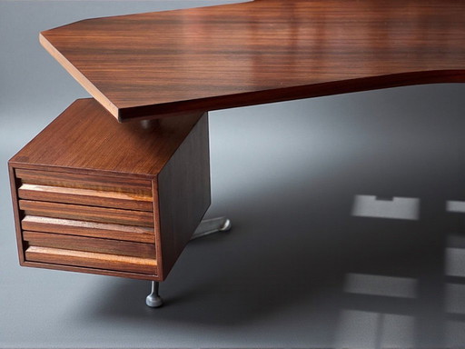 Bureau par Osvaldo Borsani pour Tecno Modèle T96, Italie, 1950