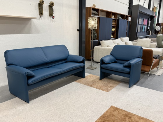 Image 1 of Leolux Bora Beta armchair blue leather