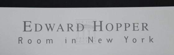 Image 1 of Edward Hopper: "Room in New York"