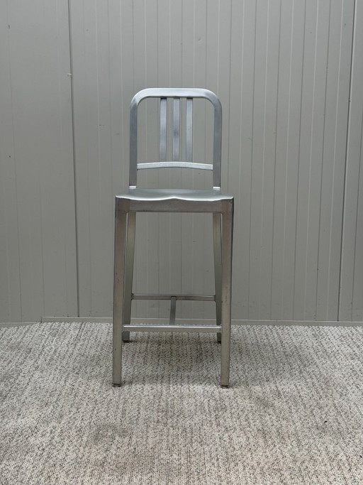 Sgabello da bar di design in alluminio – barkrukken, Aluminium