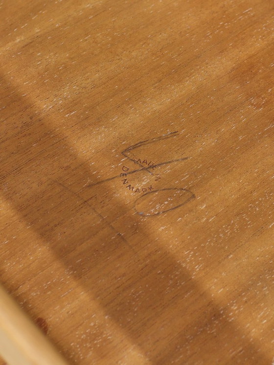 Image 1 of Nesting tables oak side tables Danish vintage