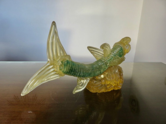 Image 1 of Resin sculpture depicting an imaginary and monstrous fish