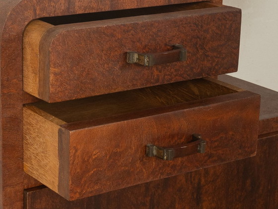 Art Déco Kommode aus den 1930er Jahren, Kommoden, Holz, Braun (Foto 6 von 6)