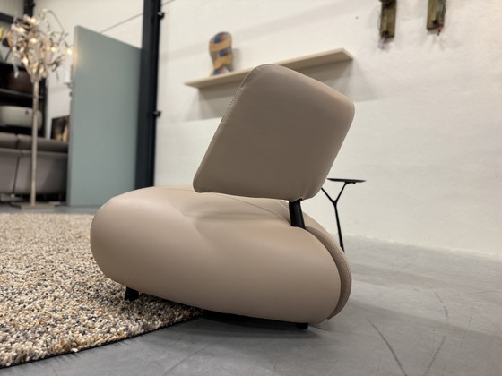 Image 1 of Leolux Pallone Pa Fauteuil Raffino Dove leer