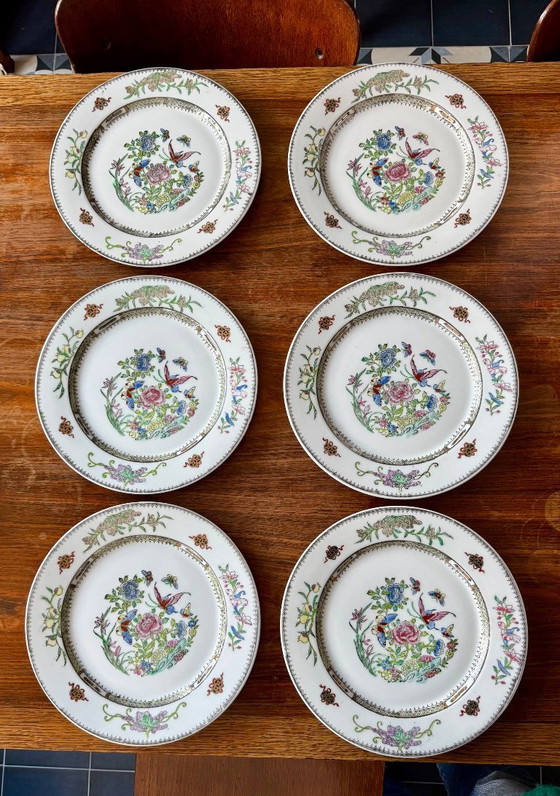 Image 1 of Set of 6 decorative Chinese style plates