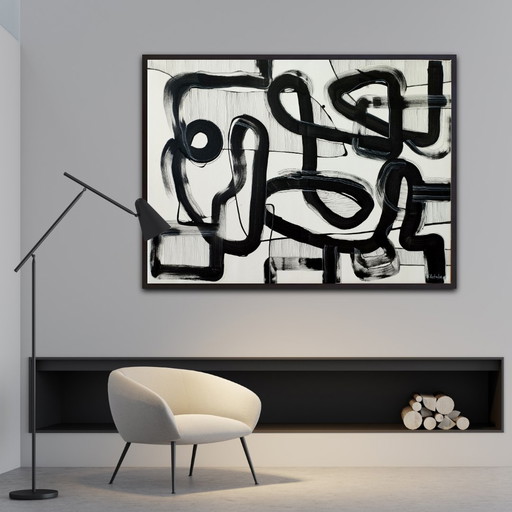 Composition abstraite XXL de Natia Antadze