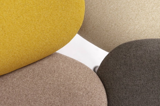 Image 1 of Set of 4 Vintage Armchairs 1950s Germany, Mid Century Modern Dining Chairs, Metal Frame with Wood Arms