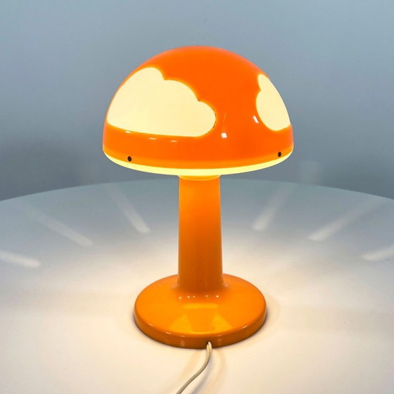 Image 1 of Lampada da tavolo Skojig Cloud arancione di Henrik Preutz per Ikea, anni '90