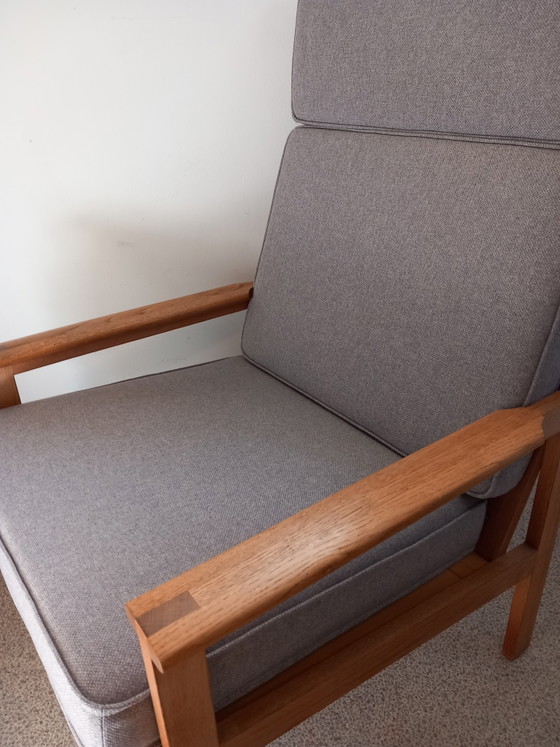 Image 1 of Illum Wikkelsø Capella vintage design fauteuil voor Niels Eilersen 60's 