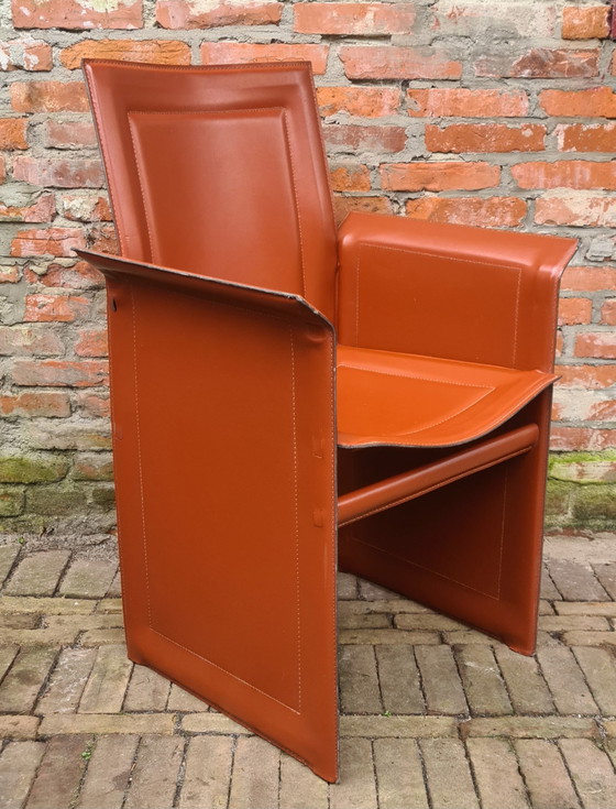 Image 1 of 4 vintage, design stoelen Matteo Grassi, Korium