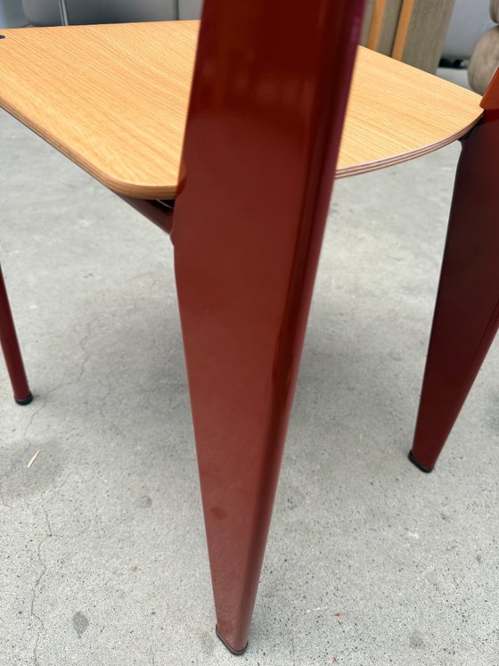Silla Vitra Standard de Jean Prouvé (existencia: 3) – Sillas de comedor, Metal, Wood (photo 13 of 16)
