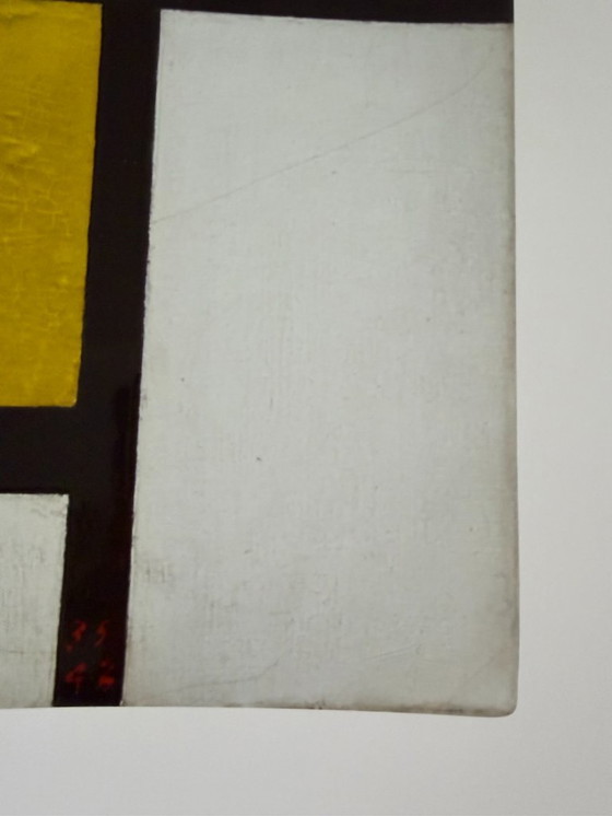 Image 1 of Piet Modrian (1872-1944), Rhythmus aus geraden Linien, 1937/1942, Kunstsammlung Nordrhein Westfalen, Dusseldorf, Printed in Germ