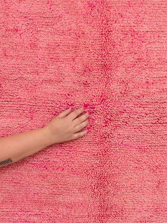 Marokkanischer Wollteppich – verblasstes Rosa – Teppiche & Läufer, Wool (photo 4 of 5)