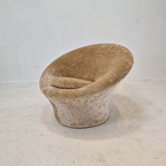 Image 1 of Vintage paddenstoel fauteuil en voetenbank van Pierre Paulin voor Artifort, jaren 1960