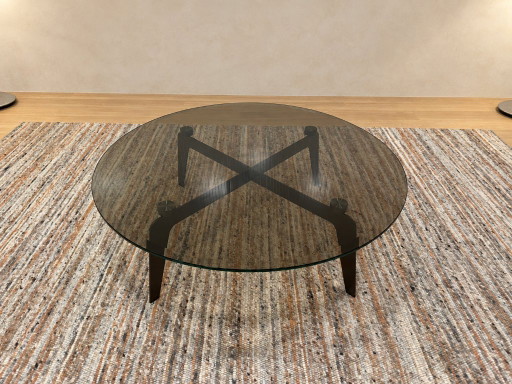 Minotti Kirk Cross Coffee Table Glass