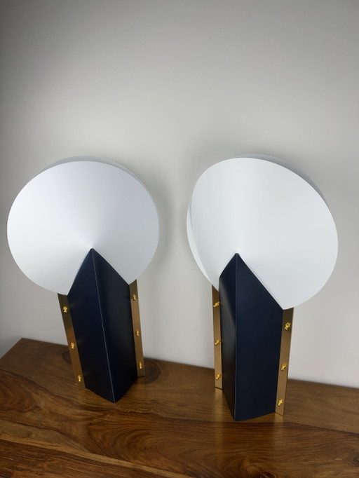 Postmoderne Tafellampen van Samuel Parker voor Slamp, Set van 2