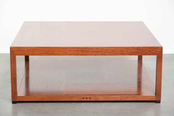 Large square Art Deco Schuitema coffee table from the Decoforma series in good condition and rare – Wood (photo 4 of 13)