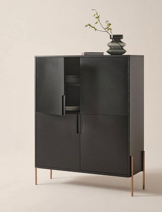 Image 1 of Jotex Swedish design black sideboard