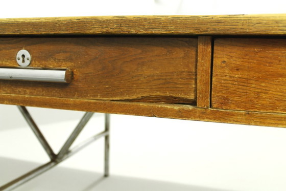 Scrivania Bauhaus Vintage in Rovere, anni '30, II – Scrivanie, Metal (photo 19 of 20)