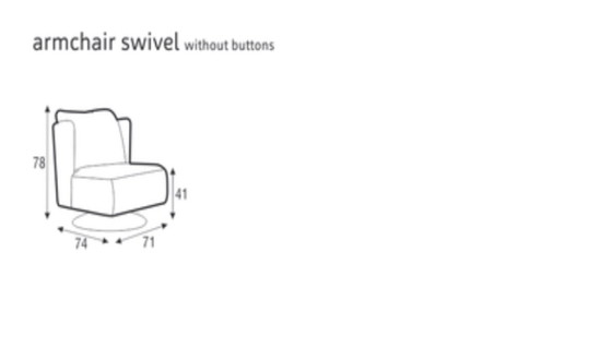 Image 1 of Silla giratoria Alma de SITS – Como nueva – 2 piezas