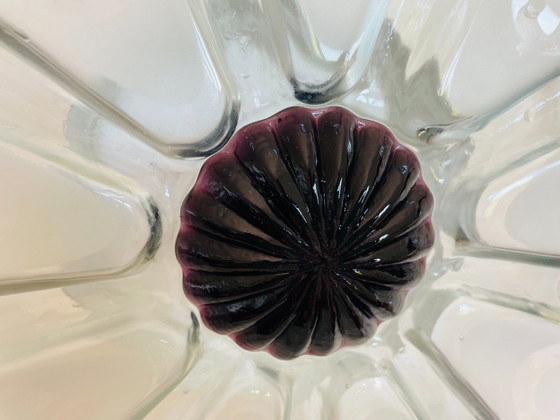 Image 1 of Plafón o aplique flor de cristal