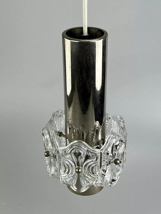 Image 1 of 60s 70s lamp lamp glass ceiling lamp hanging lamp space age design