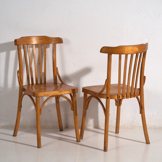 Sedie da caffè antiche in legno curvato (c.1920). Set di 2 pezzi #4 – Sedie da pranzo (photo 4 of 40)
