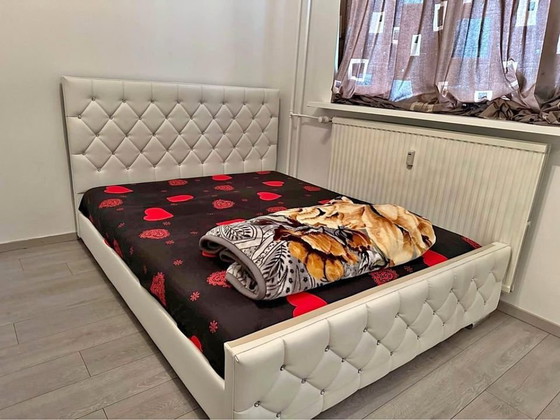 Image 1 of Estructura de cama + colchón cómodo – Envío rápido y gratuito