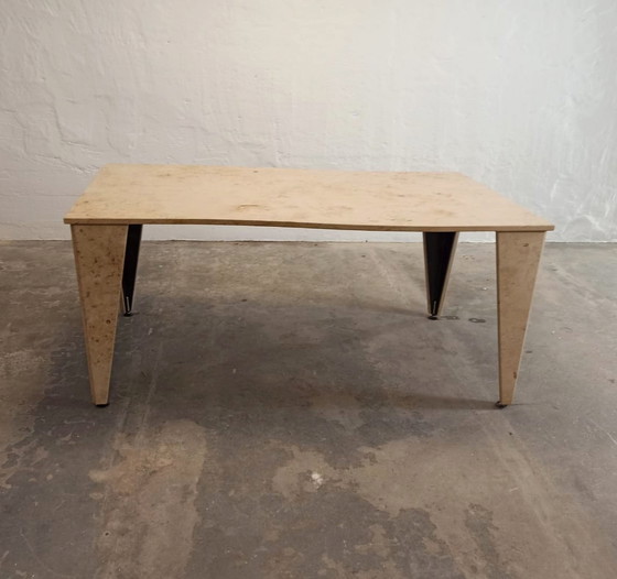 Image 1 of Vintage natural stoon / tessellated dining table 