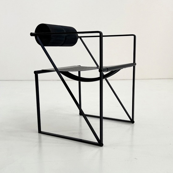 Image 1 of Silla Seconda negra de Mario Botta para Alias, década de 1980.