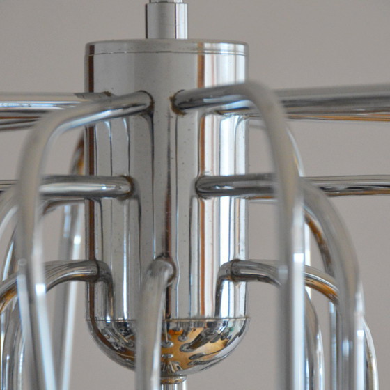 Image 1 of Lustre Sputnik / Space age / 9 feux Design 1970s