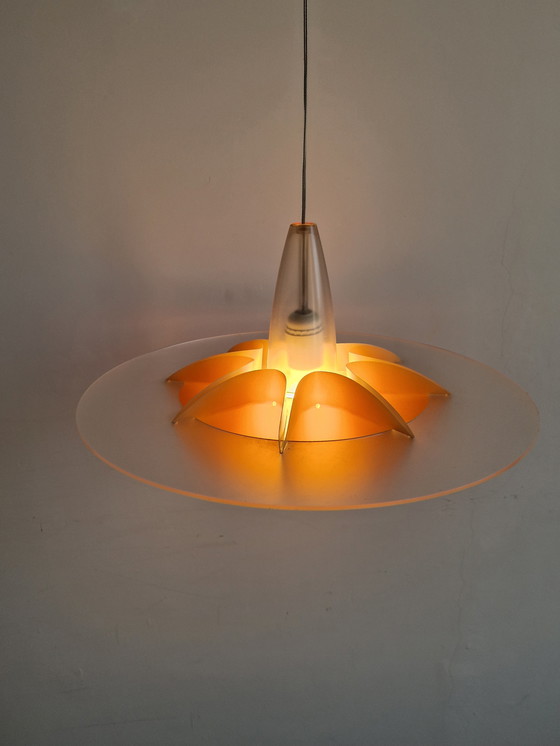 Image 1 of Lampada a sospensione vintage Luceplan - UFO design atmosferico anni '80