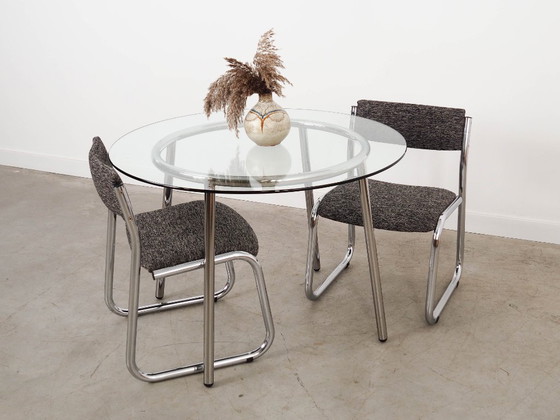 Image 1 of SALMI glazen tafel, Scandinavisch design, ontwerpers: Carl Öjerstam & Magnus Elebäck, geproduceerd door IKEA
