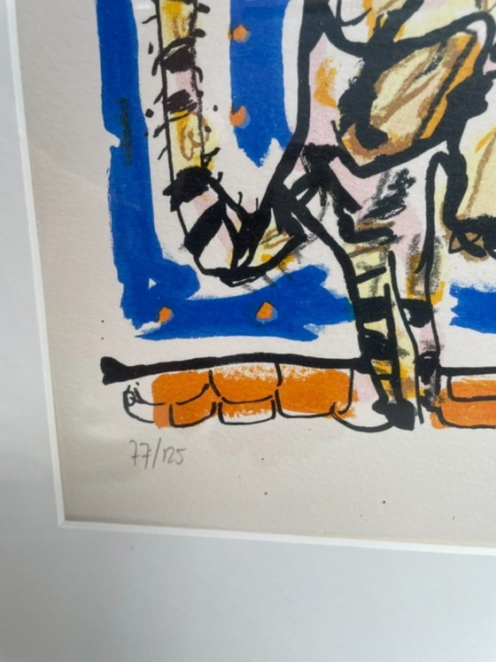 Kees Salentijn Siebdruck, signiert, limitierte Auflage – Lithographien & Drucke, Holz (photo 6 of 8)