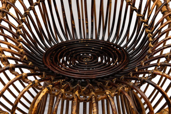 Image 1 of Fauteuil van rotan en bamboe van Janine Abraham & Dirk Jan Rol, jaren 50