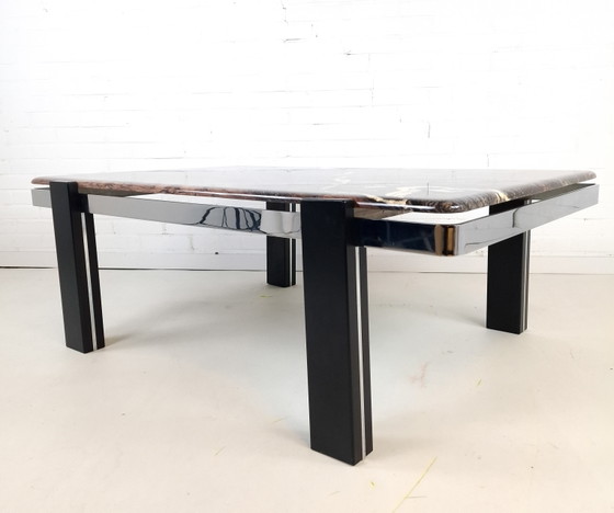 Vintage Salontafel Cipollino Marmer Brutalist Jaren 70 – Marble (photo 6 of 8)