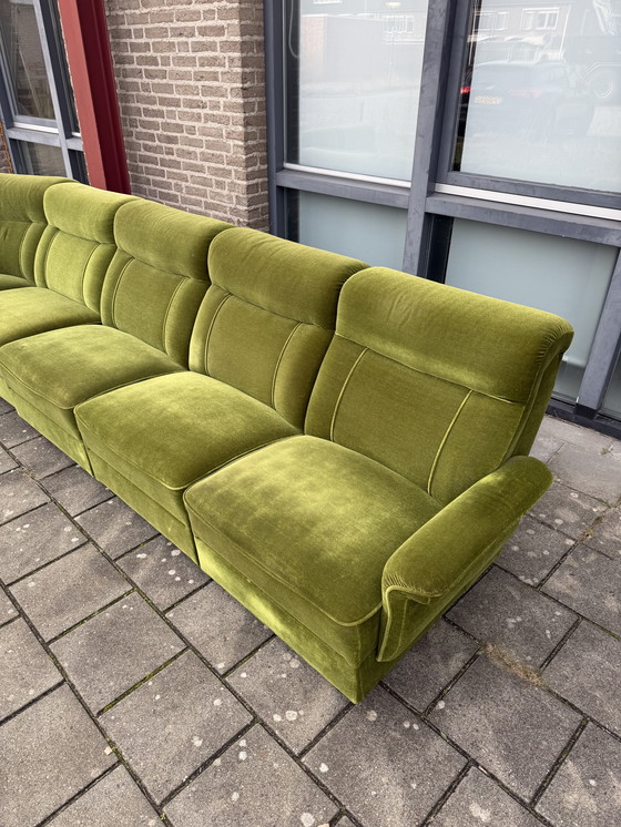 Image 1 of Set di divani componibili vintage XL da 7 pezzi anni '70