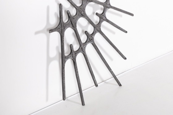 Image 1 of 1980’s Sculptural Brutalist door fixture/wall art