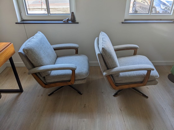 Image 1 of 2x Lübke Vintage Armchairs