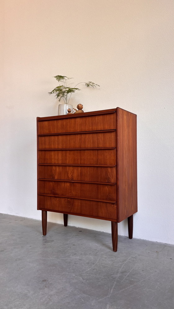 Image 1 of Vintage Danish Drawer Cabinet Teak